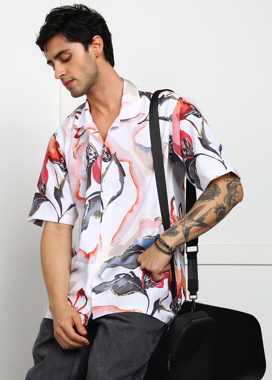 Trendy Fancy Cuban Collar Shirt – Stylish & Comfortable Wear