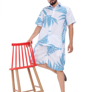 Blue & White Cotton Co-ord Set – Effortless Gen-Z Style